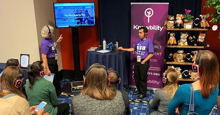 Demonstrating digital accessibility to Salesforce World Tour attendees